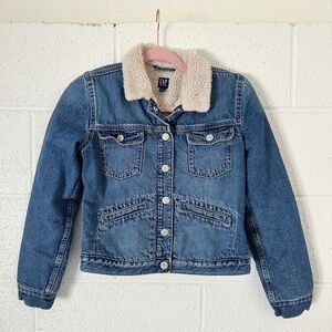 GAP Kids Sherpa Lined Denim Jacket – XXL (13+)